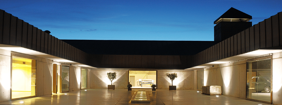 Imagen fachada almazara Hacienda Queiles